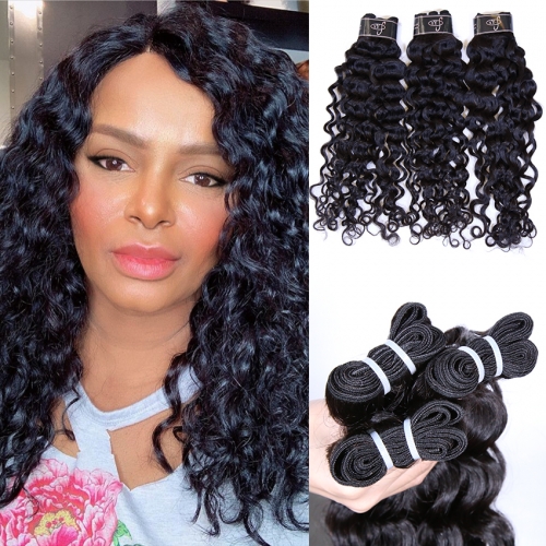 XYS Hot Selling Italian Curly Bundles 100% Unprocessed Virgin Human Hair Extensions 3 Bundles For Deal
